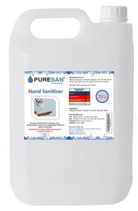 PureSan Hand Sanitiser 75% Alcohol - 5lt